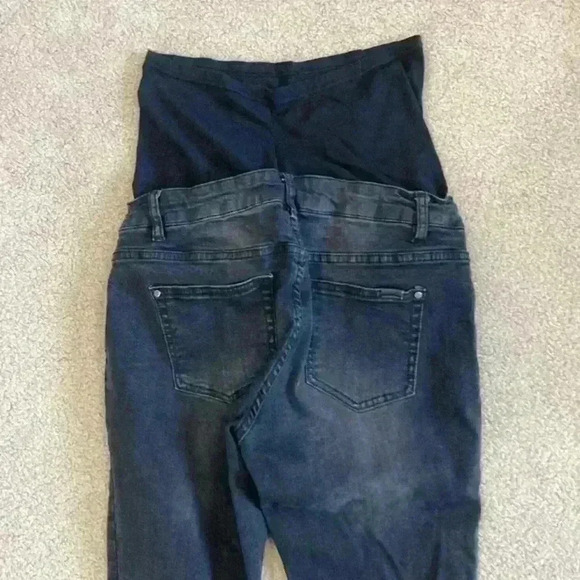 Bandia black maternity jeans in size 10 - Picture 4 of 5